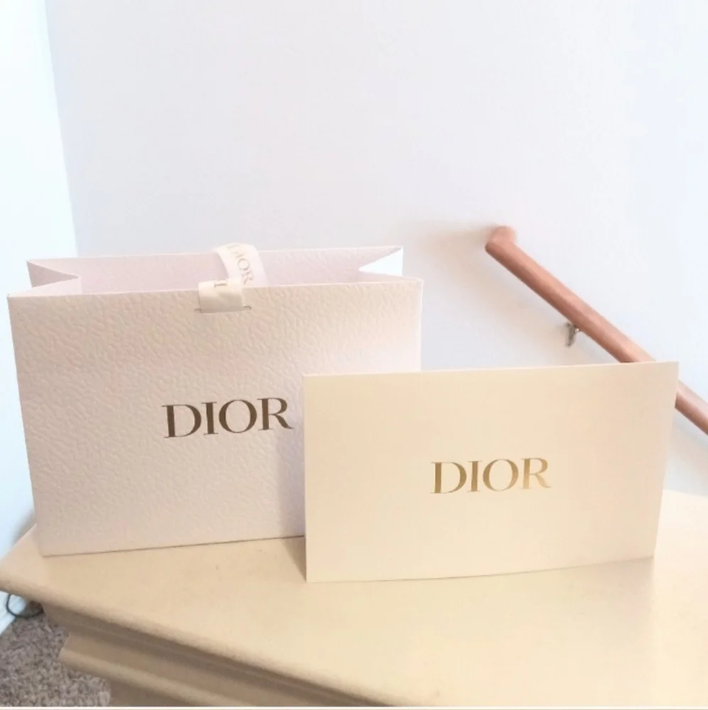 Dior Tote & gift bag With card